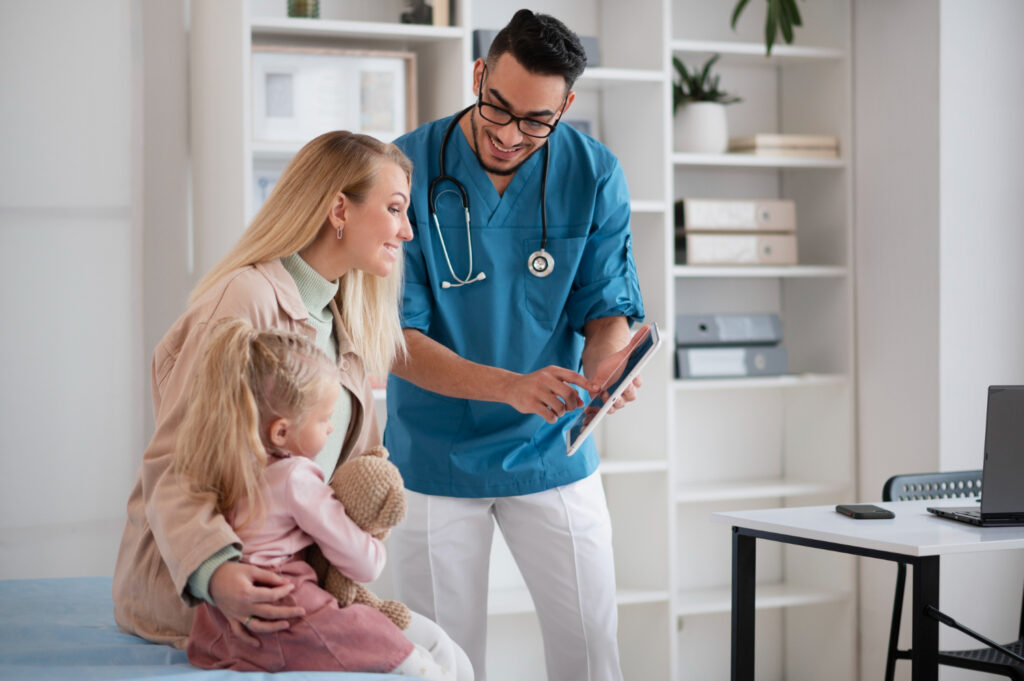 Pediatrician with Emmie integration
